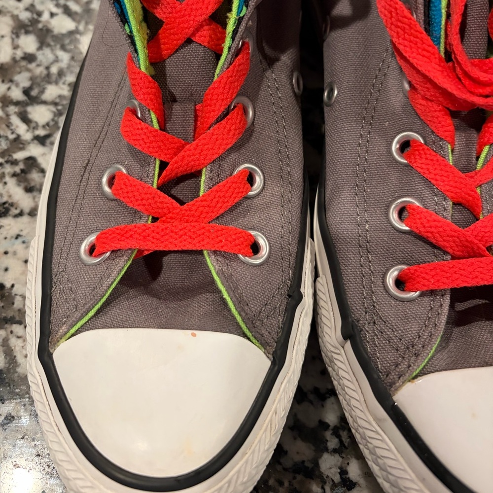Double Layer Converse Gray/Neon - Picture 3 of 7